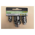 Pittsburgh  Universal Joint Set 3 PCS ¼” - 3/8” – ½”