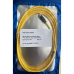 M8 female straight with cable PUR 3x0.25 yellow