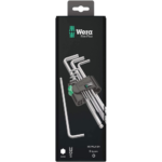 Wera hexagon 950PKL/9 SB L-key Set,Black Laser