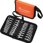 20 Pcs Mini Wrench Set Metric and SAE Small Wrench Sets 5/32"-7/16" & 4-11mm Open...