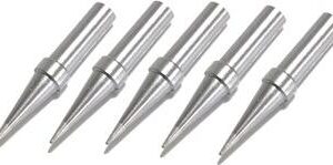 ShineNow Soldering tips for Weller WE1010 WESD51 WES51 WCC100 Round 0.8 ETP 5pcs Pack