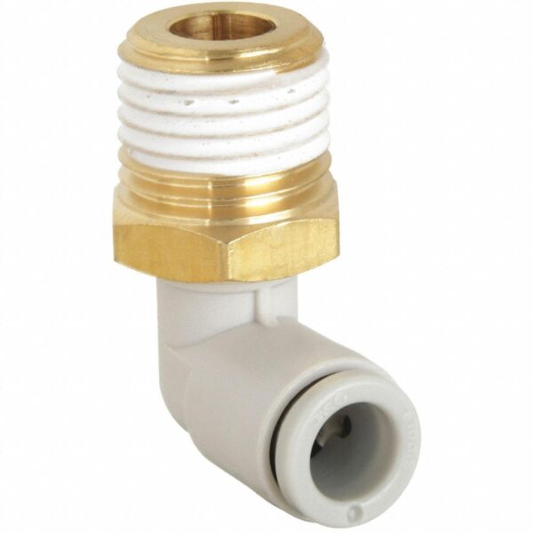 Pneumatic Male Elbow 6mm x 1/4 BSPT Thread