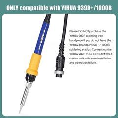 YIHUA 907F Replacement soldering Iron and piece/handle for Yihua 939D+ Soldering Station