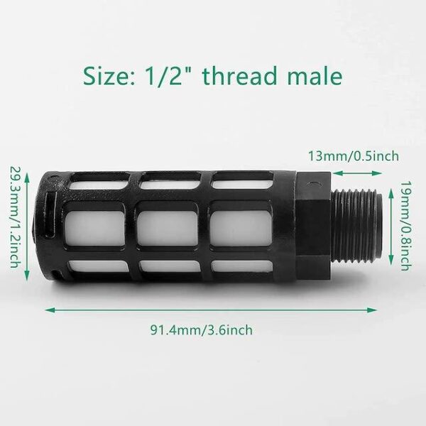 Pneumatic Mufflers 1/2"