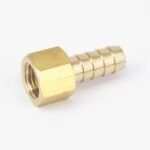 1/2" x 1/4" Female NPT Brass Hose Barb