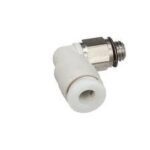 4mm Pneumatic Elbow Threaded -to-Tube Adapter M5x0.8 Male